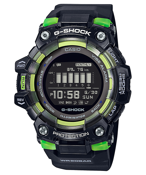 G-Shock Mens 200m Bluetooth Sports - GBD-100SM-1DR