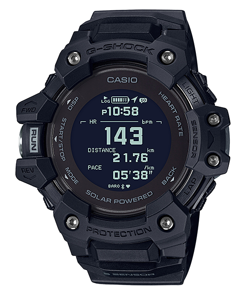 G-Shock Mens 200m G-SQUAD Heart Reate and GPS - GBD-H1000-1DR