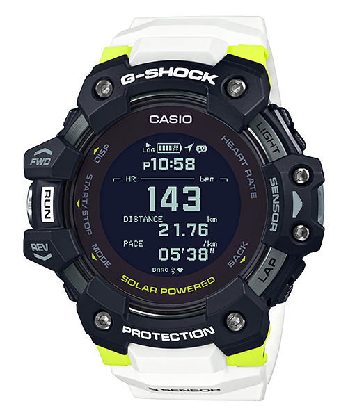 G-Shock Mens 200m G-SQUAD Heart Reate and GPS - GBD-H1000-1A7DR