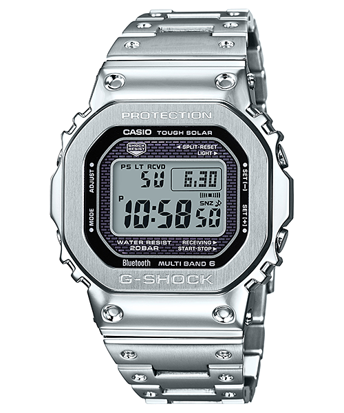 G-Shock Mens 200m Bluetooth G-Steel - GMW-B5000D-1ER
