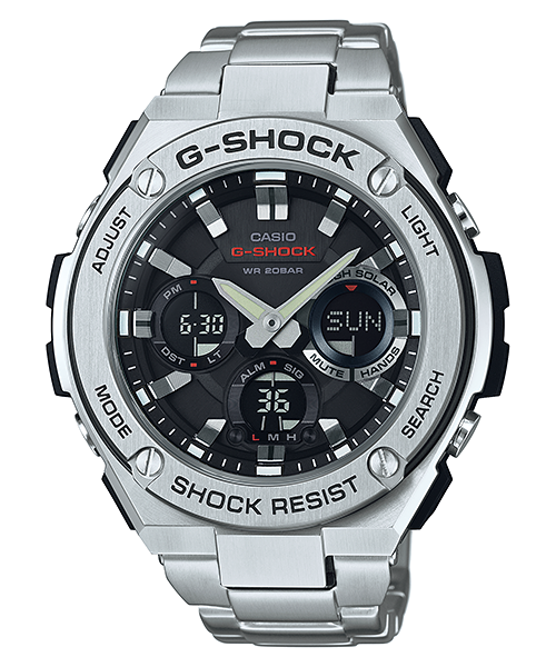 G-Shock Mens 200m G-Steel - GST-S110D-1ADR