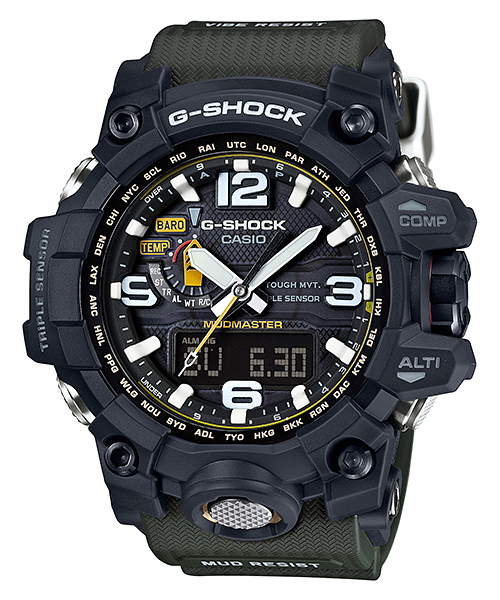 G-Shock Mens 200m Triple Sensor Mudmaster - GWG-1000-1A3DR