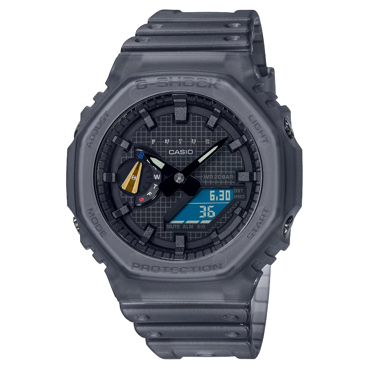 G-Shock Mens 200m Carbon Core Futur Limited Edition - GA-2100FT-8ADR