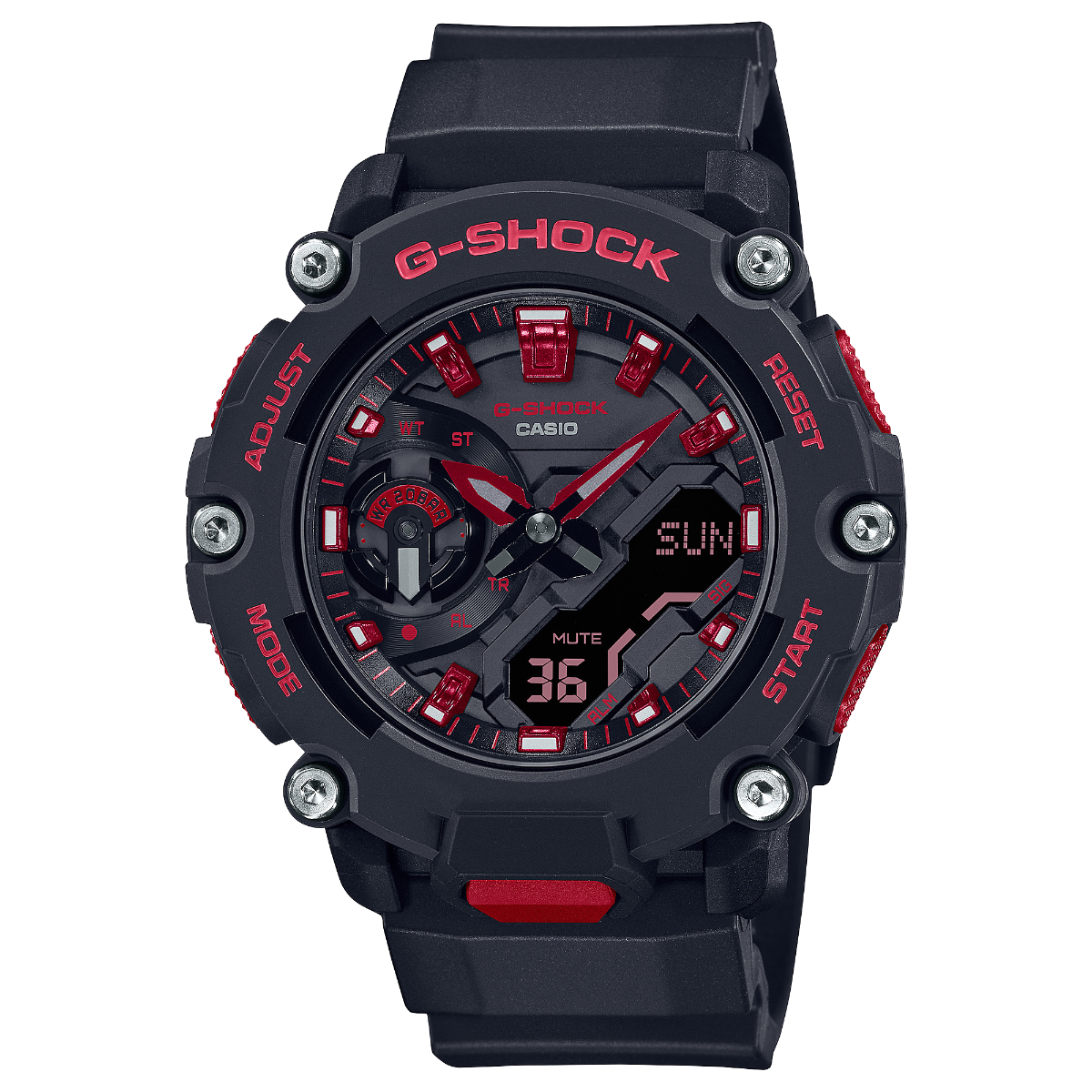 G-Shock Mens 200m Standard - GA-2200BNR-1ADR