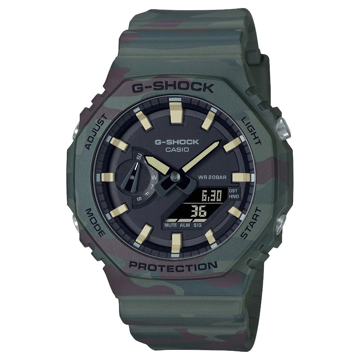 G-Shock Mens 200m Carbon Core - GAE-2100WE-3ADR