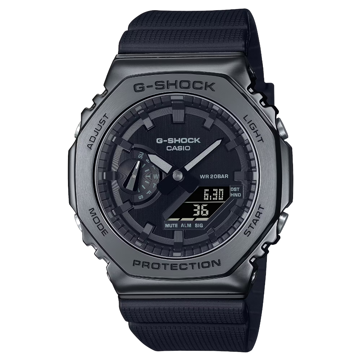 G-Shock Mens 200m G-Steel - GM-2100BB-1AER