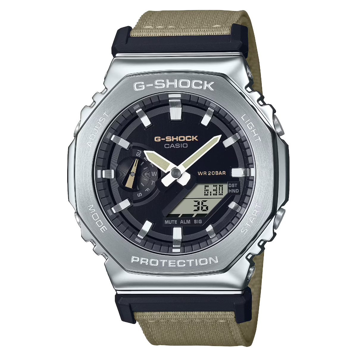 G-Shock Mens 200m G-Steel - GM-2100C-5ADR