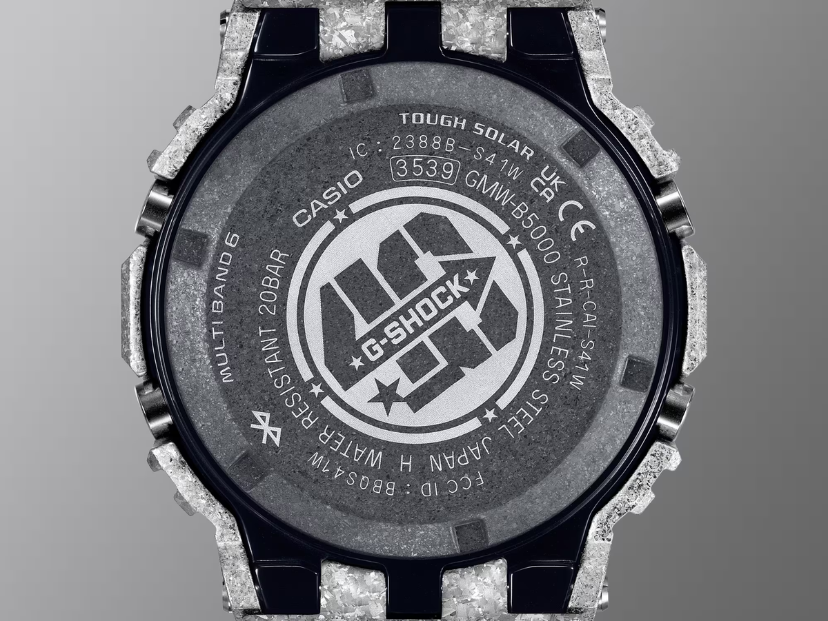 G-Shock Mens 200 m Bluetooth Sonkrag G-staal - GMW-B5000PS-1FC 