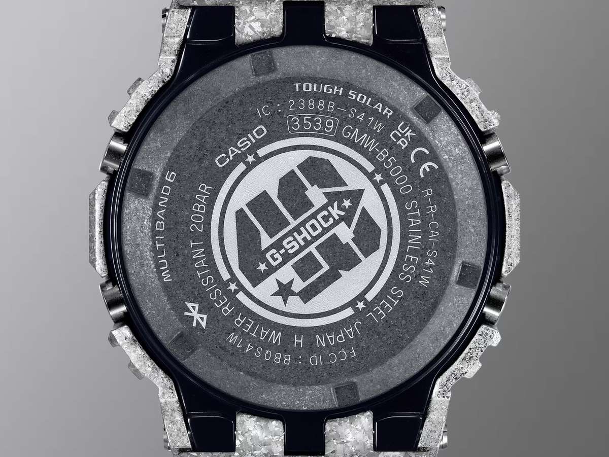 G-Shock Mens 200m Bluetooth Solar G-Steel - GMW-B5000PS-1FC