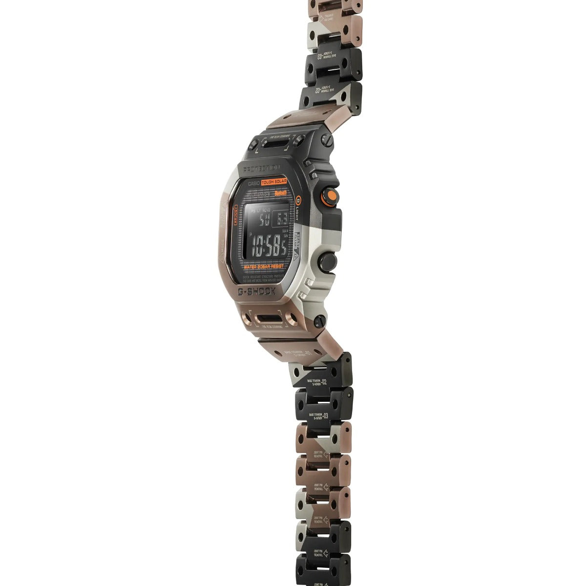 G-Shock Mens 200m Titanium Solar Virtual Armor Limited Edition - GMW-B5000TVB-1ER