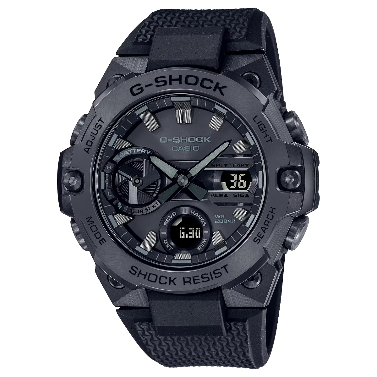 G-Shock G-Steel Mens 200m Bluetooth Solar - GST-B400BB-1AER