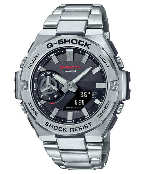 G-Shock Mens 200m G-Steel Carbon Core Bluetooth Solar - GST-B500D-1ADR