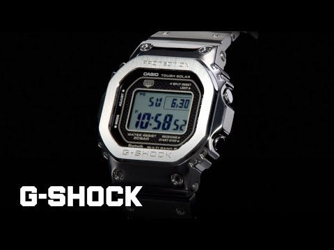 G-Shock Mens 200m Bluetooth G-Steel - GMW-B5000D-1FC