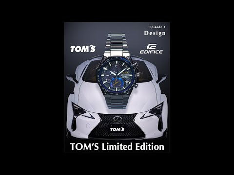 Edifice Mens 100m Bluetooth Solar Toms Limited Edition - EQB-1100TMS-1ADR