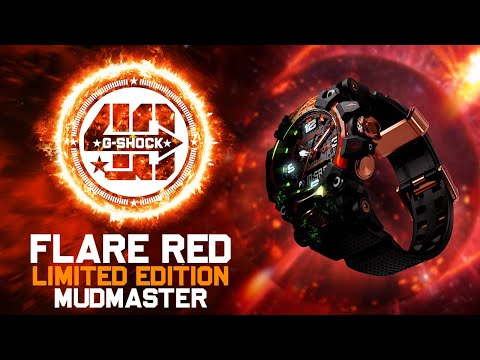 G-Shock Mens 200m 40th Anniversary Flare Red Mudmaster - GWG-2040FR-1ADR