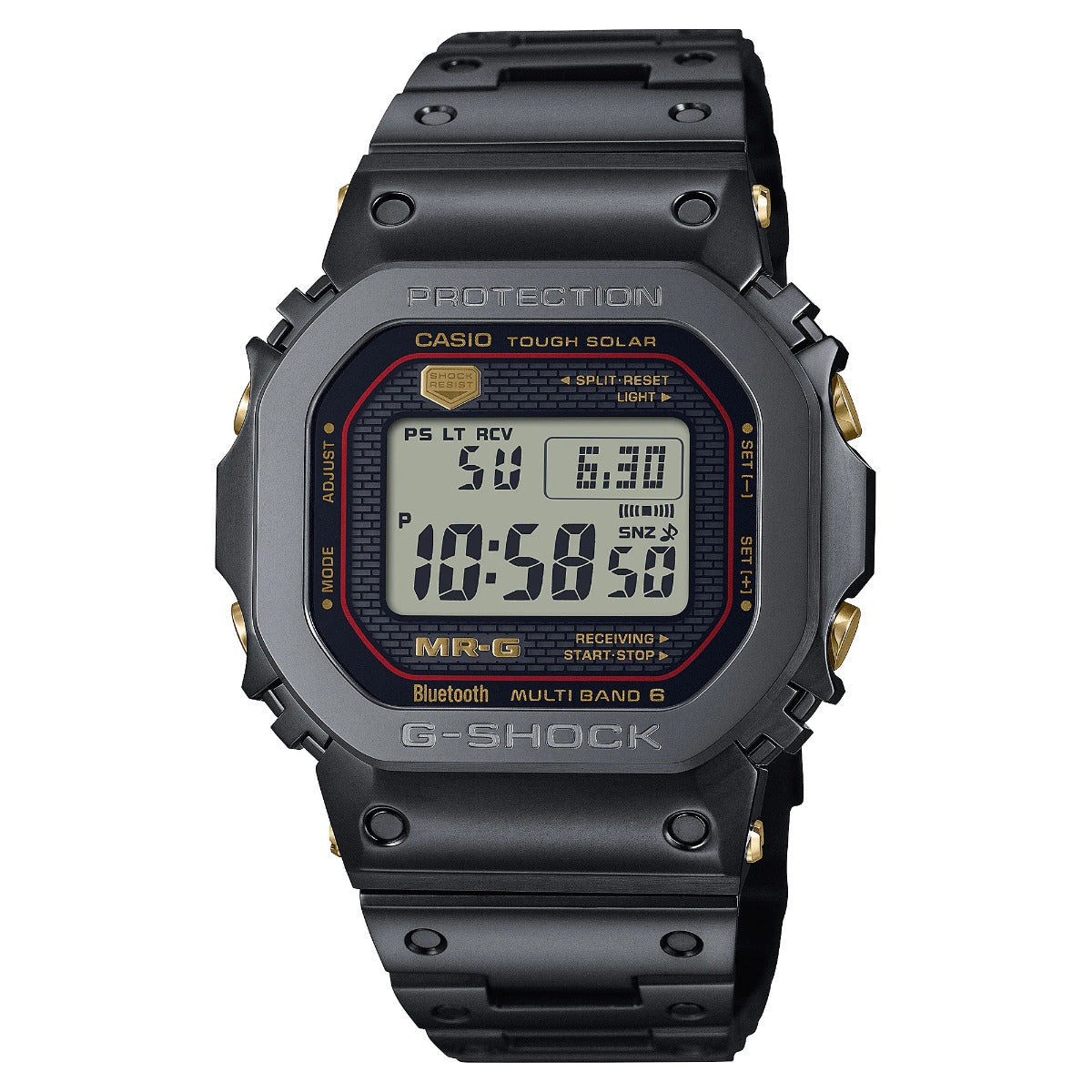 G-Shock Mens 200m - TranTixxii Ti64 Titanium Bluetooth - MRG-B5000B-1DR