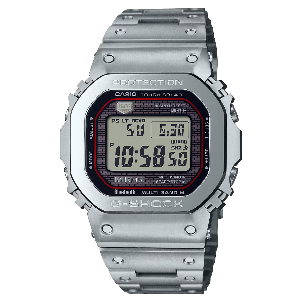 G-Shock Mens 200m - TranTixxii Ti64 Titanium Bluetooth - MRG-B5000D-1DR
