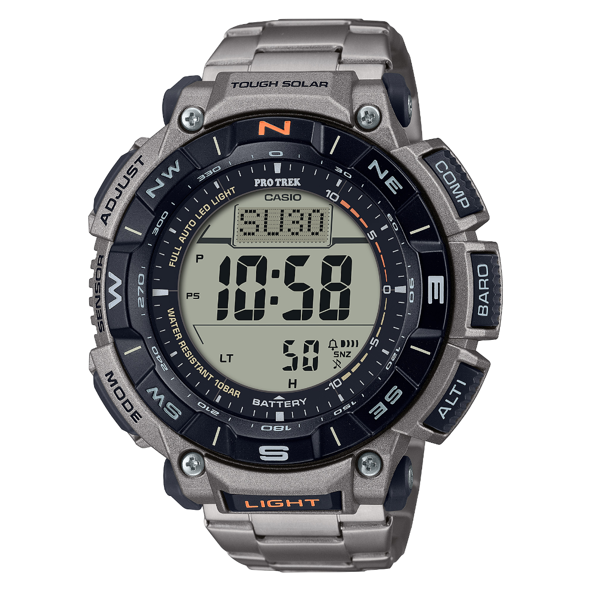 Casio pro trek clearance solar fishing watch